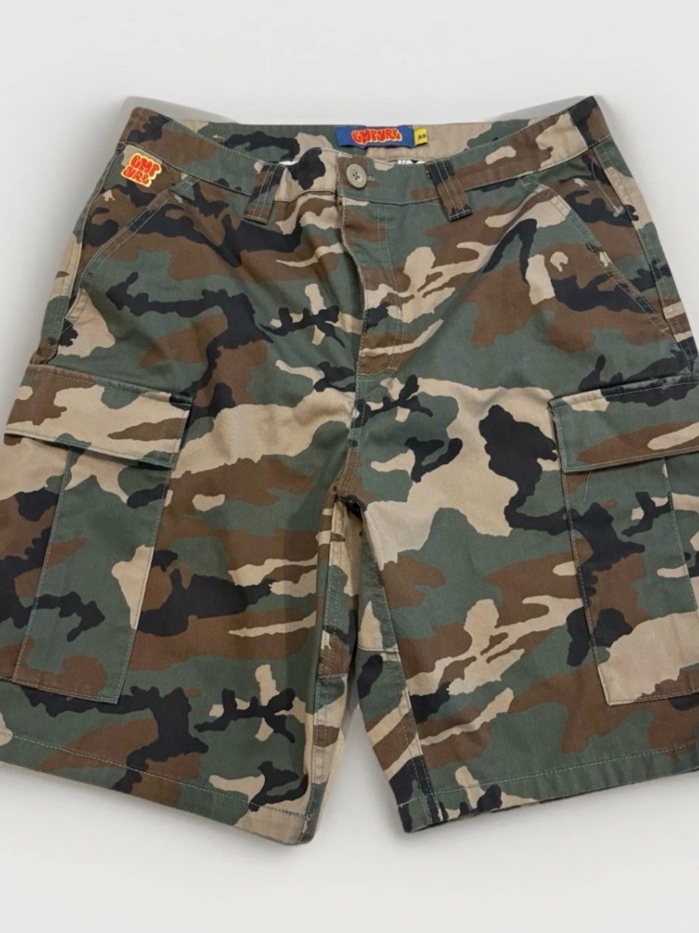 Y2K Empyre Camo Cargo Shorts - Men’s Size 32 Summer Gorpcore Vacation